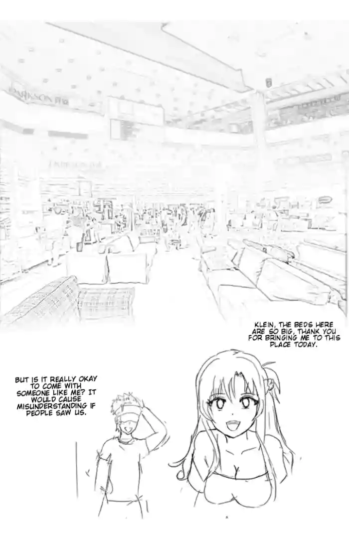 [质yitiaomiao] Asuna and Klein buying new bed. cover