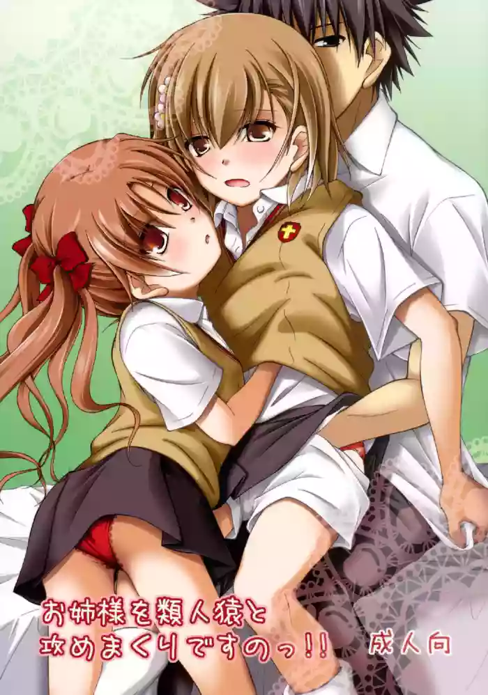 [Ringo Koucha (Futatsuki Kazuo)] Onee-sama o Ruijinen to Sememakuri desu no!! | I'm Attacking Onee-sama with the Monkey!! (Toaru Kagaku no Railgun) [English] [Digital] cover