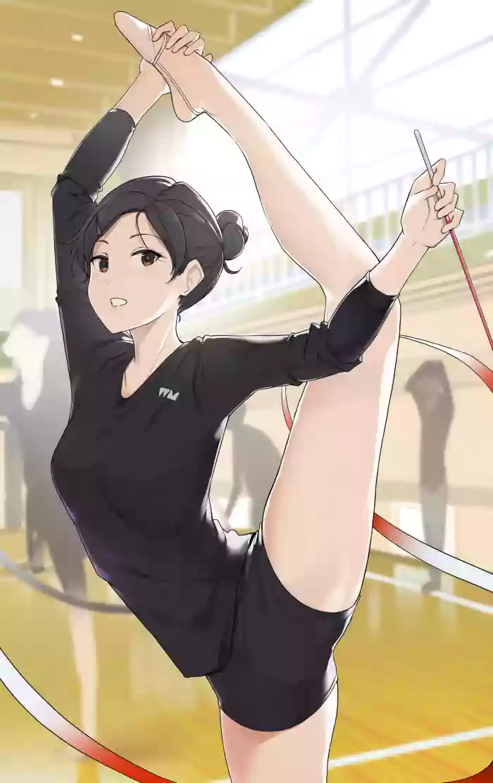 [Wakamatsu] Shintaisou Circle Joshi ga Kansetsu Kadouiki Meippai Tsukatte H suru Hanashi | The Rhythmic Gymnastics Girl Making Full Use of Her Flexibility During Sex [English] cover