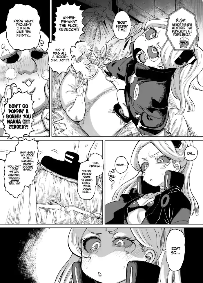 [Dekosuke] Rebecca-chan to Zukobako Manga | Gettin' Busy With Becca (Cyberpunk: Edgerunners) [English] [Xzosk]