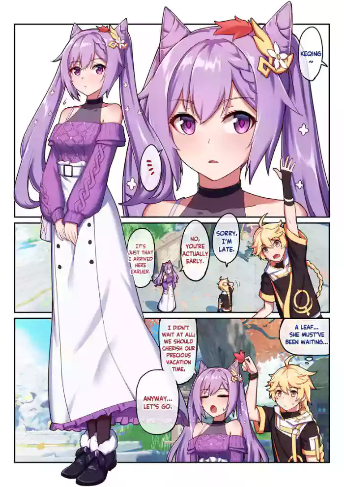 [Longbow Flintlock] Keqing's Date With The Traveler (Genshin Impact) [English] [LunaticSeibah] cover