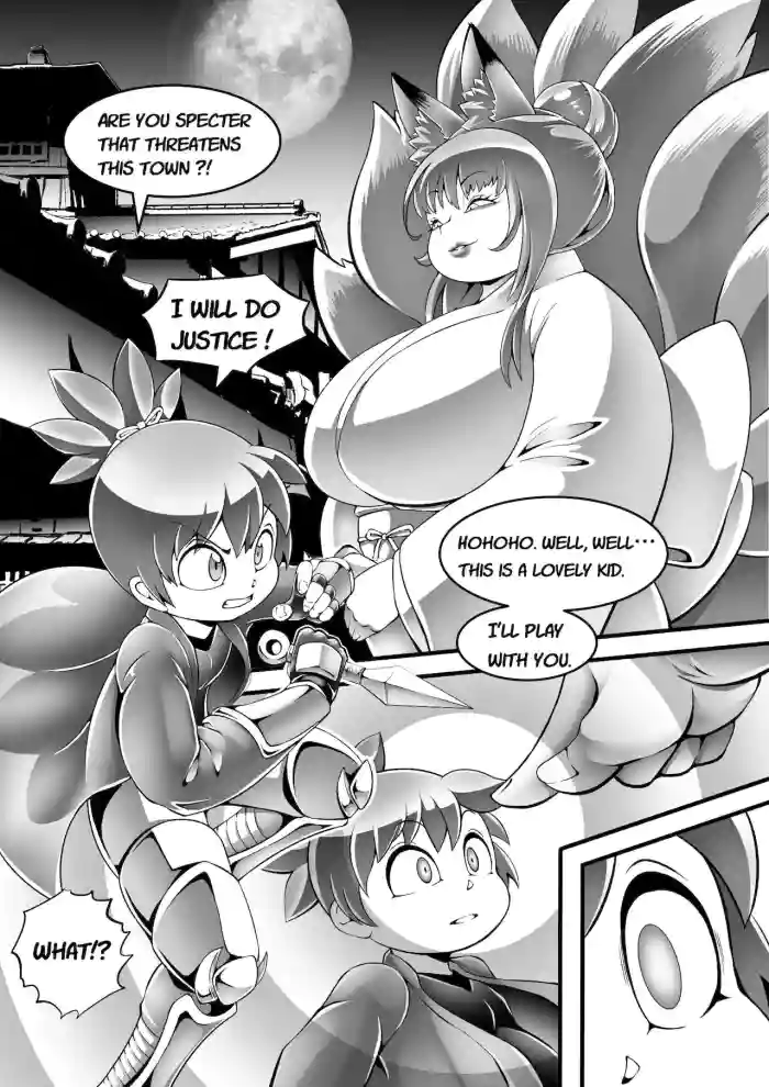 Boy Ninja who loses immediately to the nine-tail fox cover