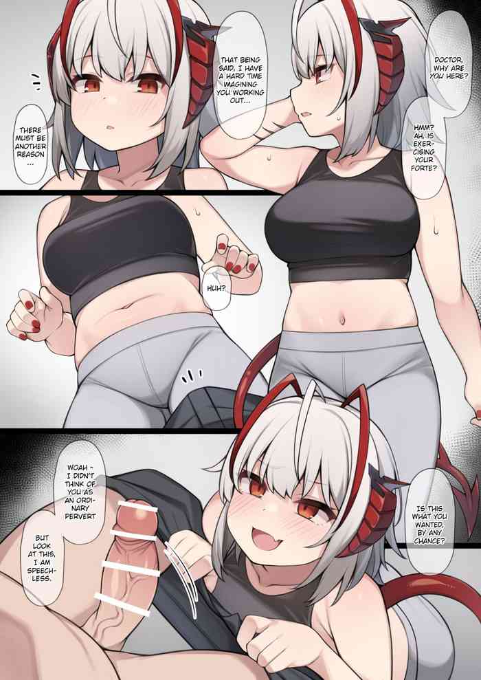 [Moo] Yasashii W ni Gyaku Rape Sareru Mousou E | An Illustration Depicting the Fantasy of Being Reverse-Raped by a Kind W (Arknights) [English] [Thirteen] cover