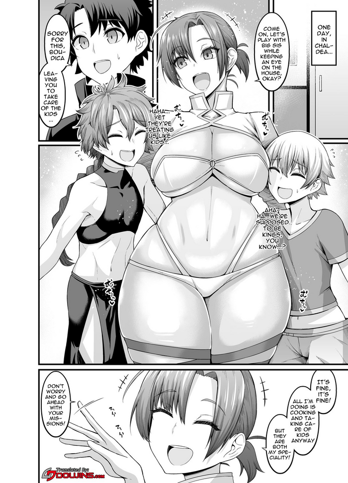 [Ankoman] Boudica, Orusuban o Suru | Boudica's House-Sitting (Fate/Grand Order) [English] {Doujins.com} cover