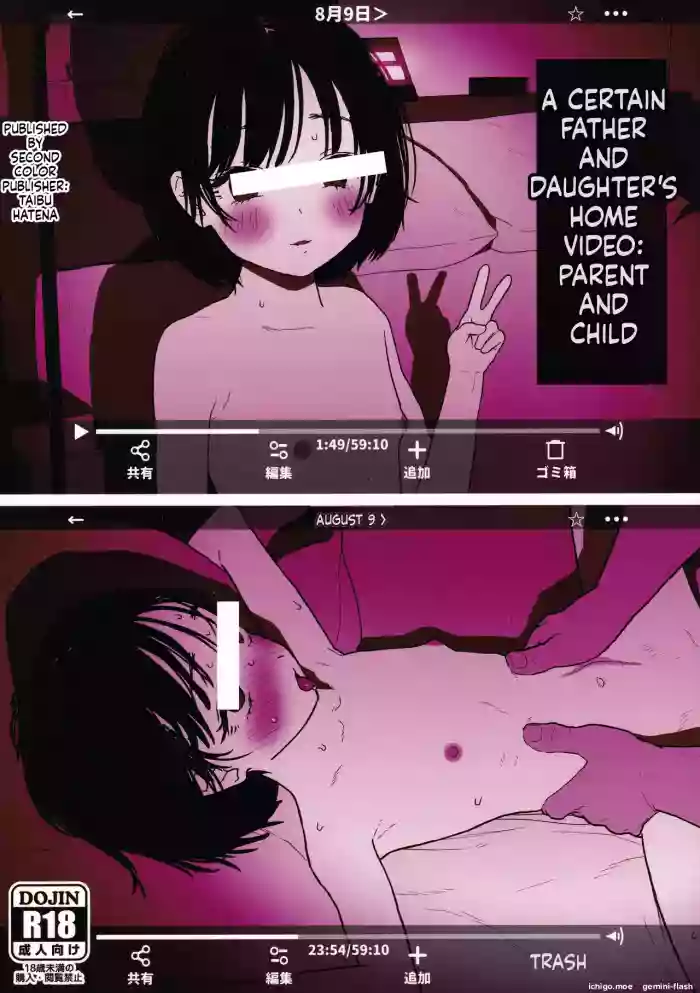 (C108) [Typehatena2nd color] Toaru Oyako no Hoomu Bideo