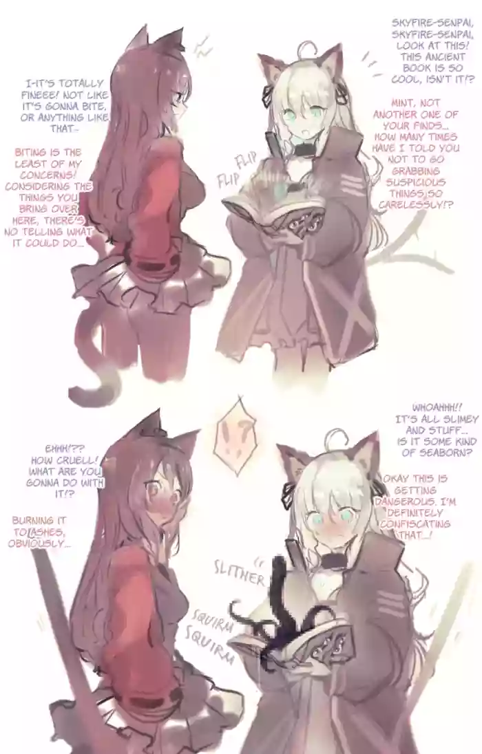 [Neko no Youchuu] Skyfire ga Shokushu ni Echiechi Sarechau Ohanashi | A Story Where Skyfire Gets Lewd Things Done to Her by Tentacles (Arknights) [English] [Siesta Scans]