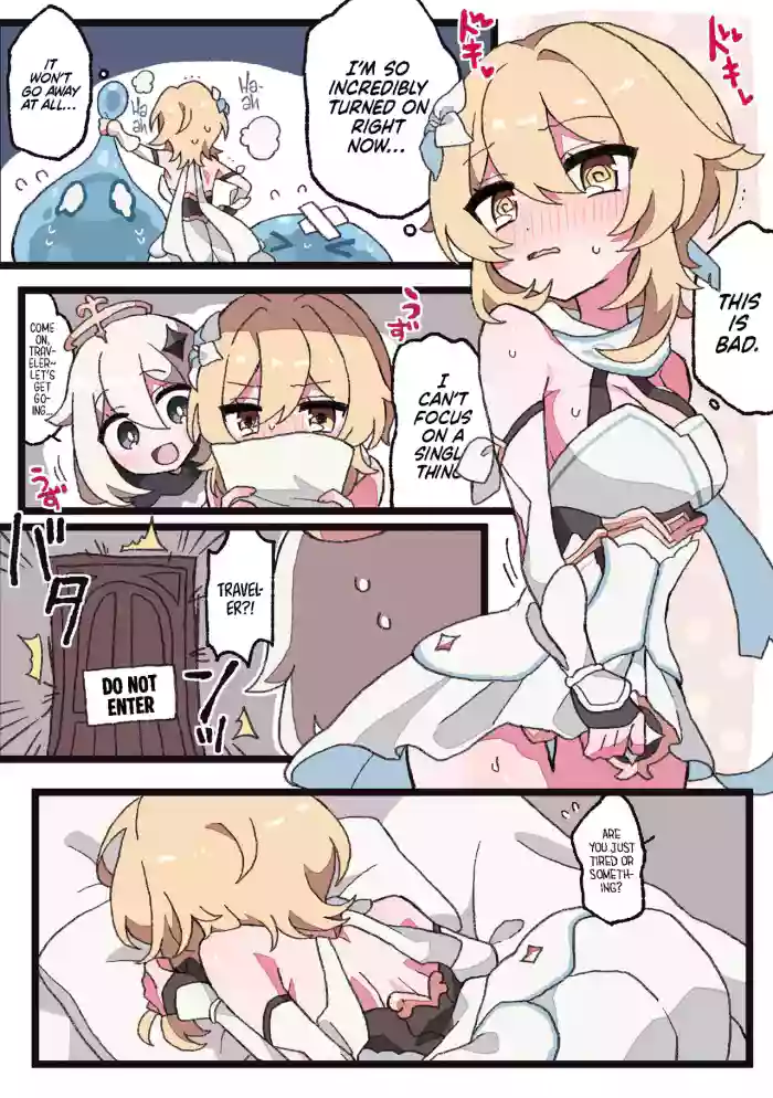 [Shiina] Kaminari o Tsukatte Hitori Asobi suru Hota-chan (Genshin Impact) [English] [Castle TL] cover