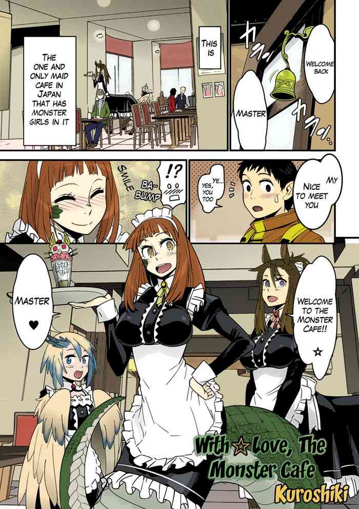[Kuroshiki] Mon Cafe Yori Ai o Kominute | With Love, the Monster Cafe (Bessatsu Comic Unreal Monster Musume Paradise Vol. 4) [English] [Colorized] [Decensored] [Digital] cover