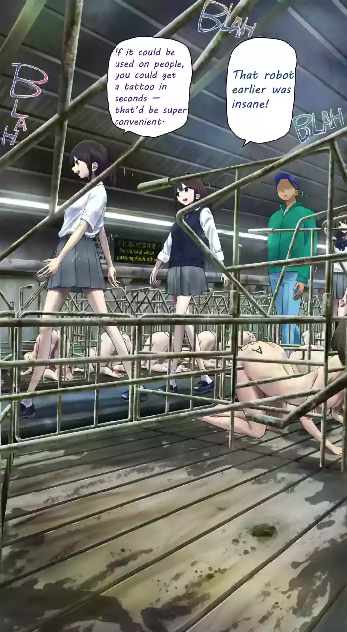 I tried going into a stall during a tour of the livestock barn cover